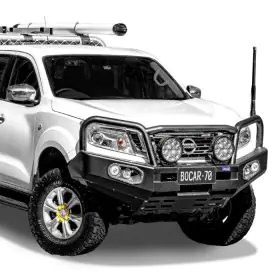BOCAR STOCKADE BULL BAR BLACK STEEL