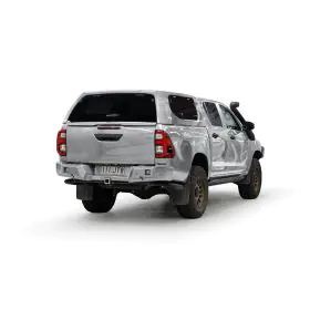 FLEXI ESSENTIAL CANOPY DUAL CAB A DECK STUNNING SILVER 1L0