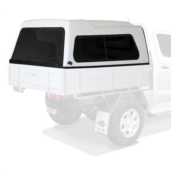 FlexiTrayTop Canopy to suit Toyota Hilux Dual Cab Ute Tray Aeroklas