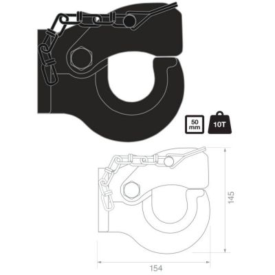 Tag Combo Pintle Hook